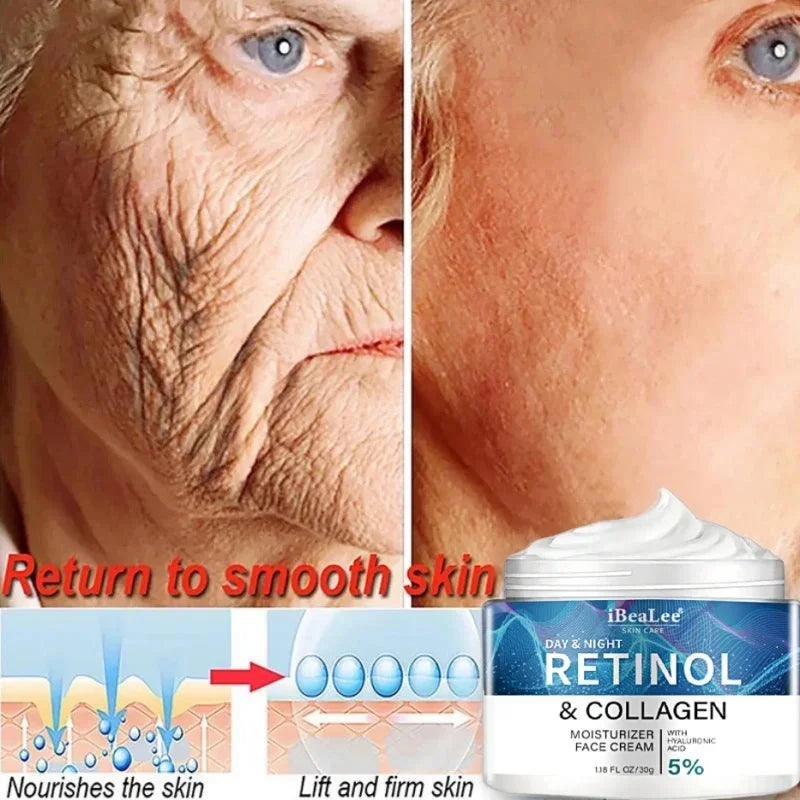 Retinol Anti-Wrinkle Cream for Men – Collagen & Firming
