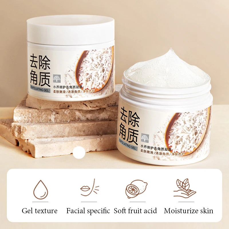 BIOAQUA White Rice Exfoliating Gel – Moisturizing Facial Scrub