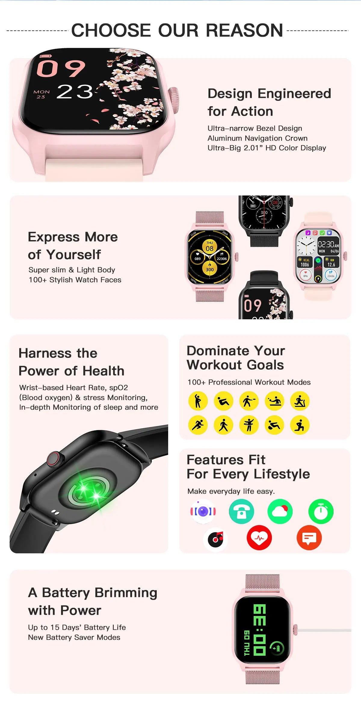 LEMFO LT10 Bluetooth Smartwatch 2024 – Fitness & Call Tracker