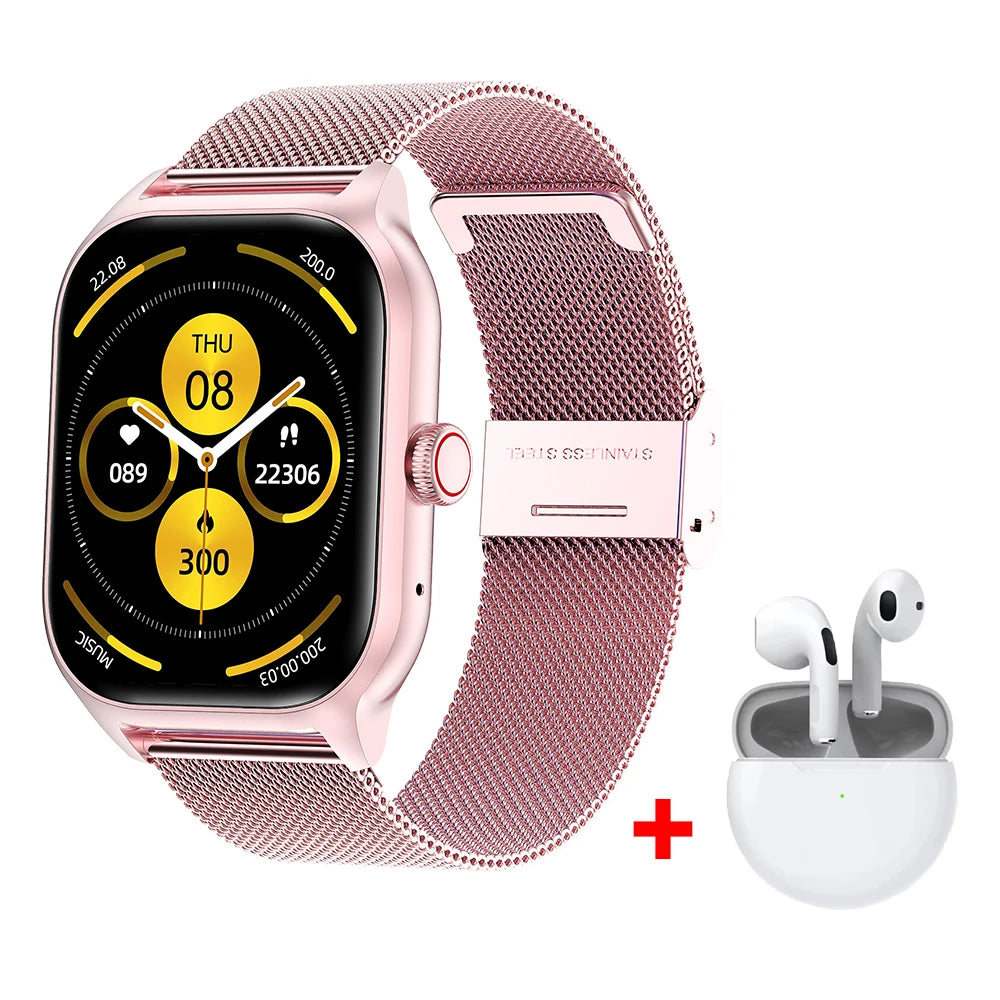 LEMFO LT10 Bluetooth Smartwatch 2024 – Fitness & Call Tracker