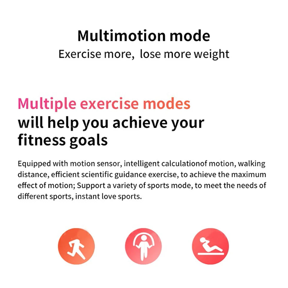 M6 Fitness Smartwatch with Heart & BP Monitor