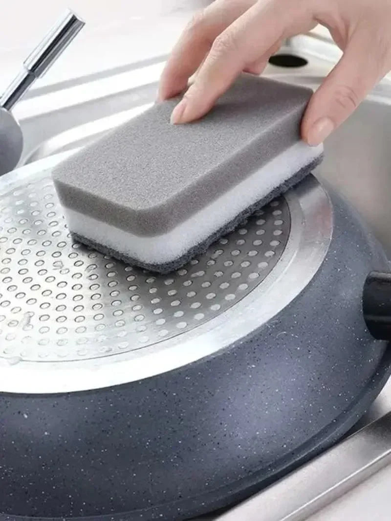 Magic 3-Layer Dishwashing Sponges – Reusable Kitchen Scrub Pads