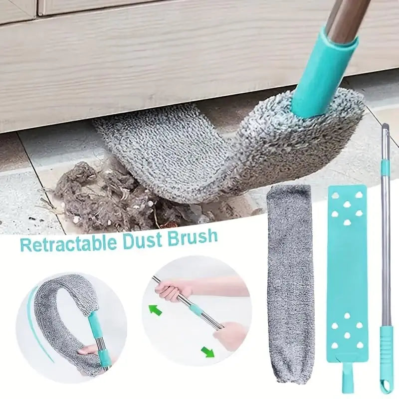 360° Microfiber Mop Set with Extendable Telescopic Pole
