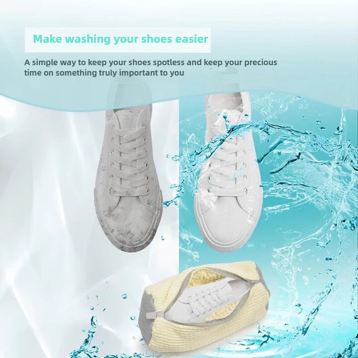 Heavy Duty Mesh Shoe Wash Bag for Laundry Protection