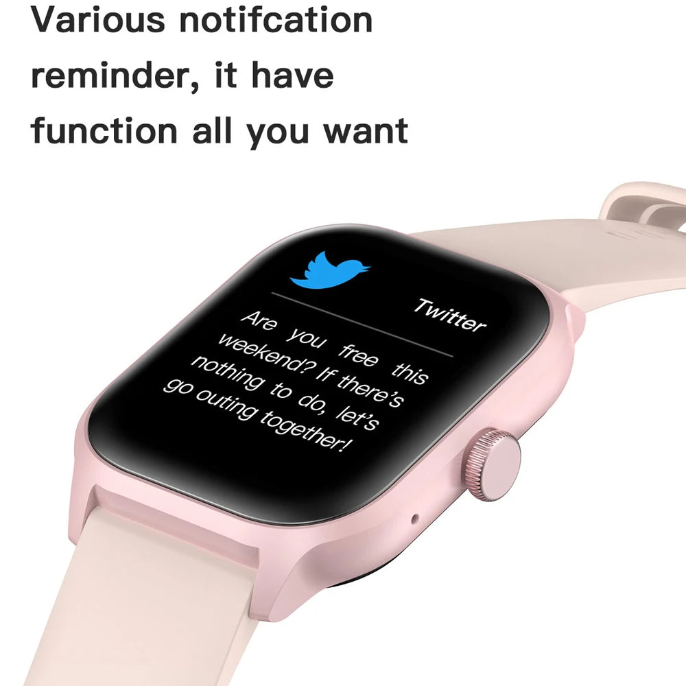 LEMFO LT10 Bluetooth Smartwatch 2024 – Fitness & Call Tracker