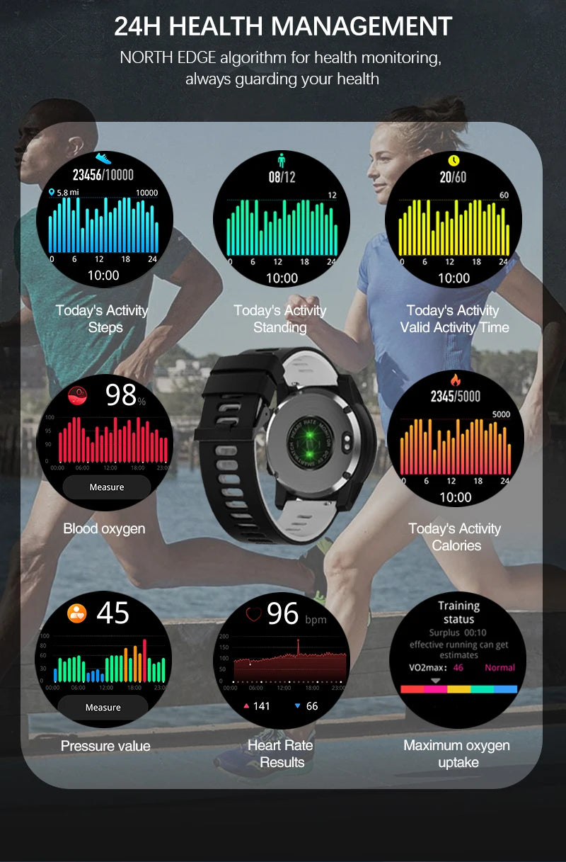 NORTH EDGE 2025 GPS Sport Smartwatch