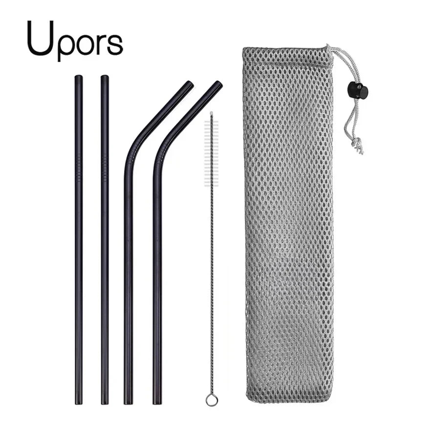 UPORS Reusable Stainless Steel Straws