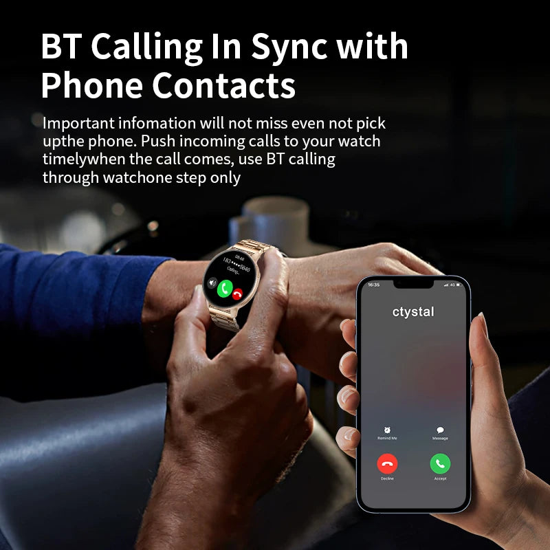 LIGE Bluetooth Call Smartwatch – Custom Dial, Fitness Tracker