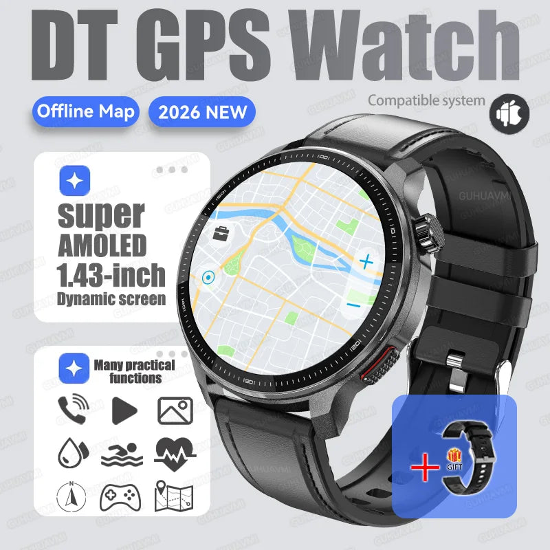 4G GPS Smartwatch Offline Maps App Market Waterproof Sports
