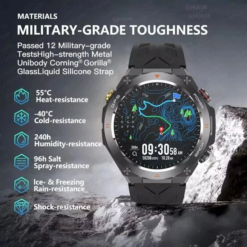 2025 Xiaomi GPS Sports Smartwatch – Waterproof with Bluetooth Call