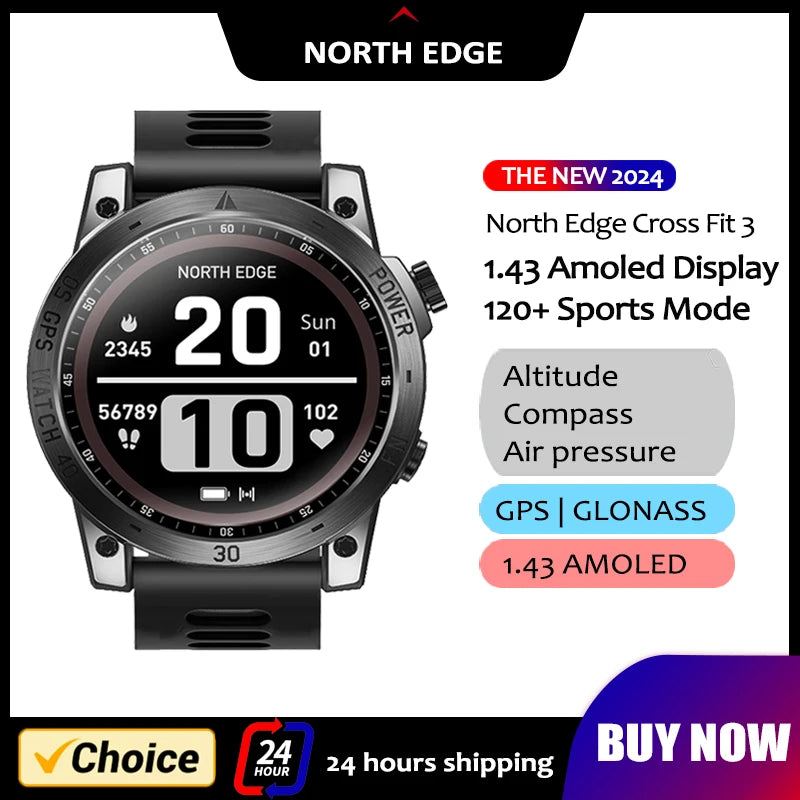 NORTH EDGE 2025 GPS Sport Smartwatch