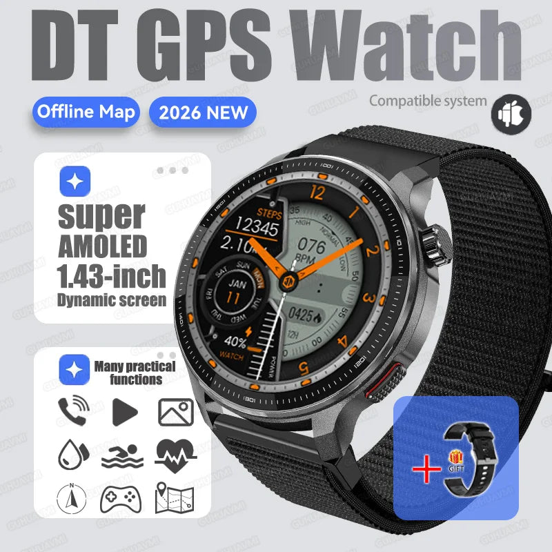 4G GPS Smartwatch Offline Maps App Market Waterproof Sports