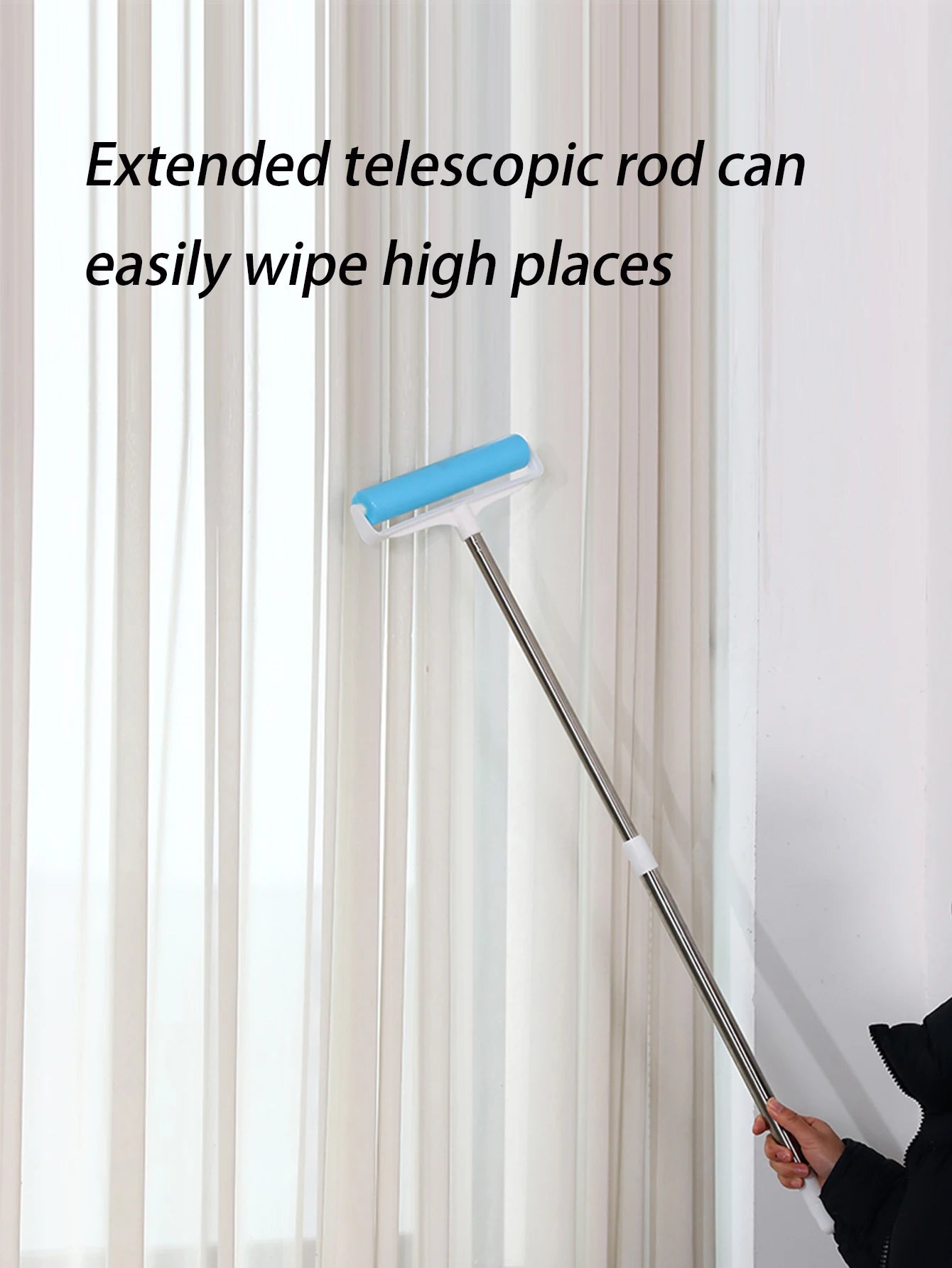 Washable Reusable Lint Roller with Extendable Handle Cleaning Tool