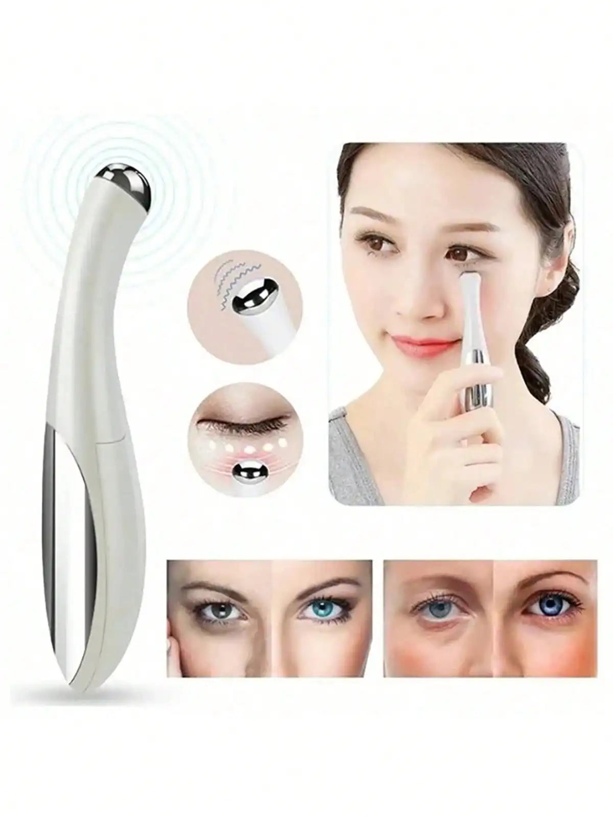 Electric Anti-Aging Eye Massager Pen