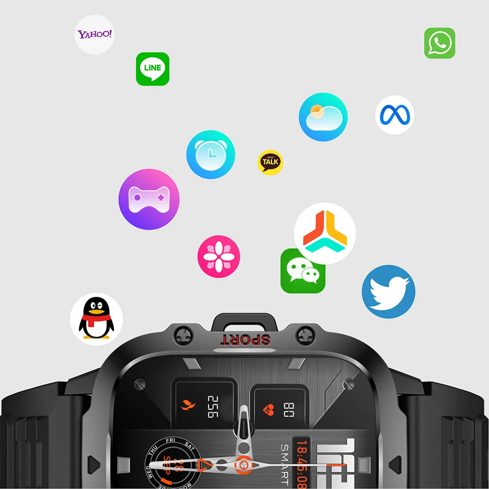 Original Men’s Smartwatch – Bluetooth Call, IP68 Waterproof, Fitness Tracker