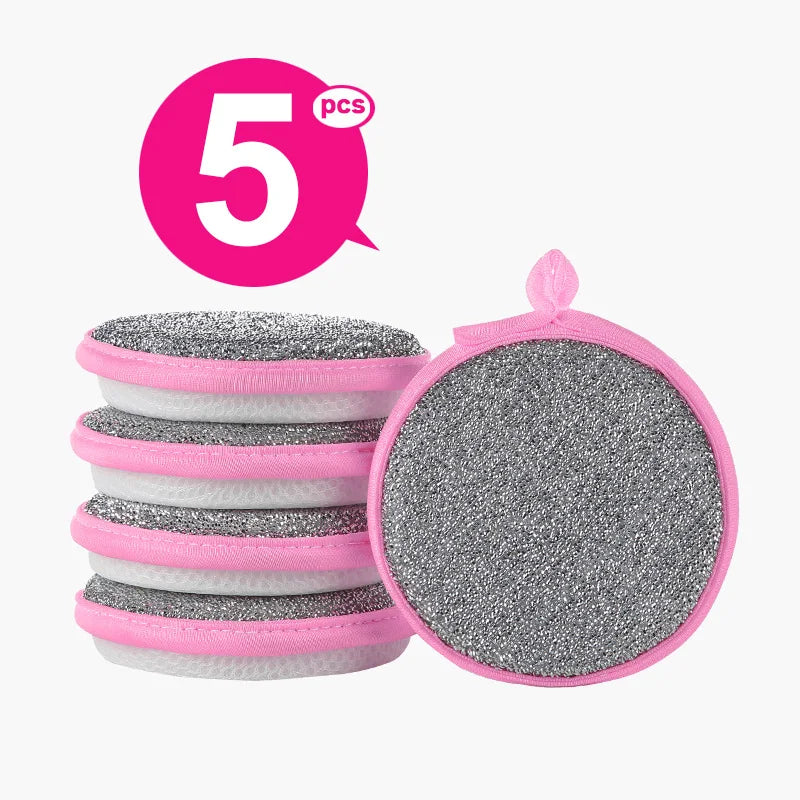 3/5/10PCS Double-Sided Dishwashing Sponges