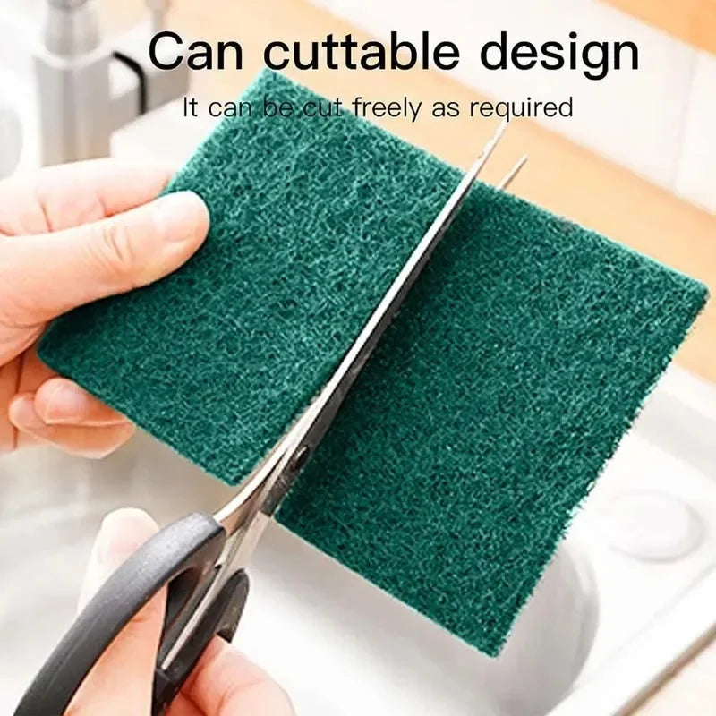 10/20/30pcs Non-Scratch Kitchen Scrub Pads – Reusable Dish & Pot Cleaners
