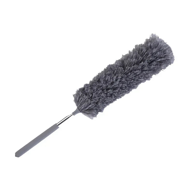 Telescopic Electrostatic Feather Duster – Microfiber Cleaning Tool