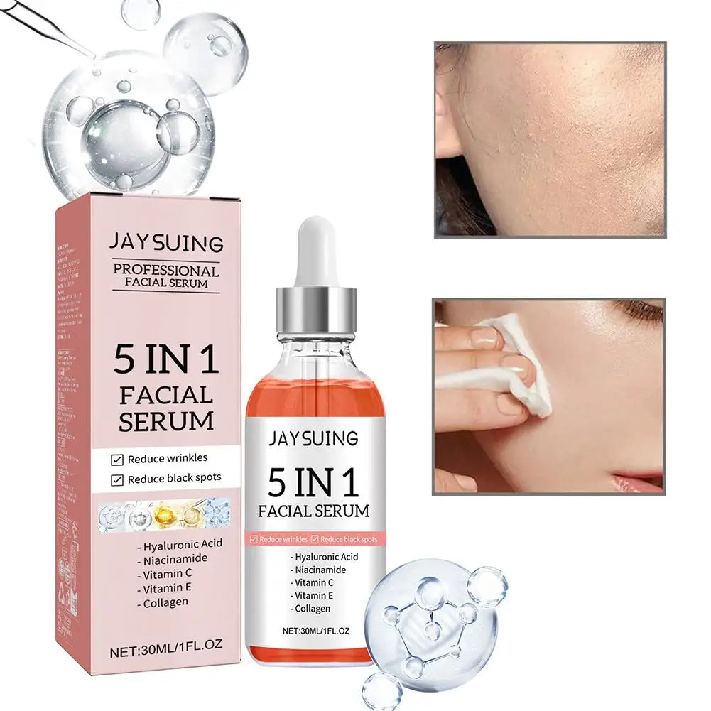 5 In 1 Vitamin C Hyaluronic Acid Face Serum