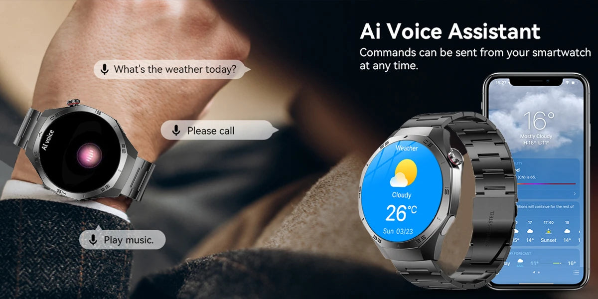2025 Huawei GT5 Pro Smartwatch – HD AMOLED, GPS, Heart Rate