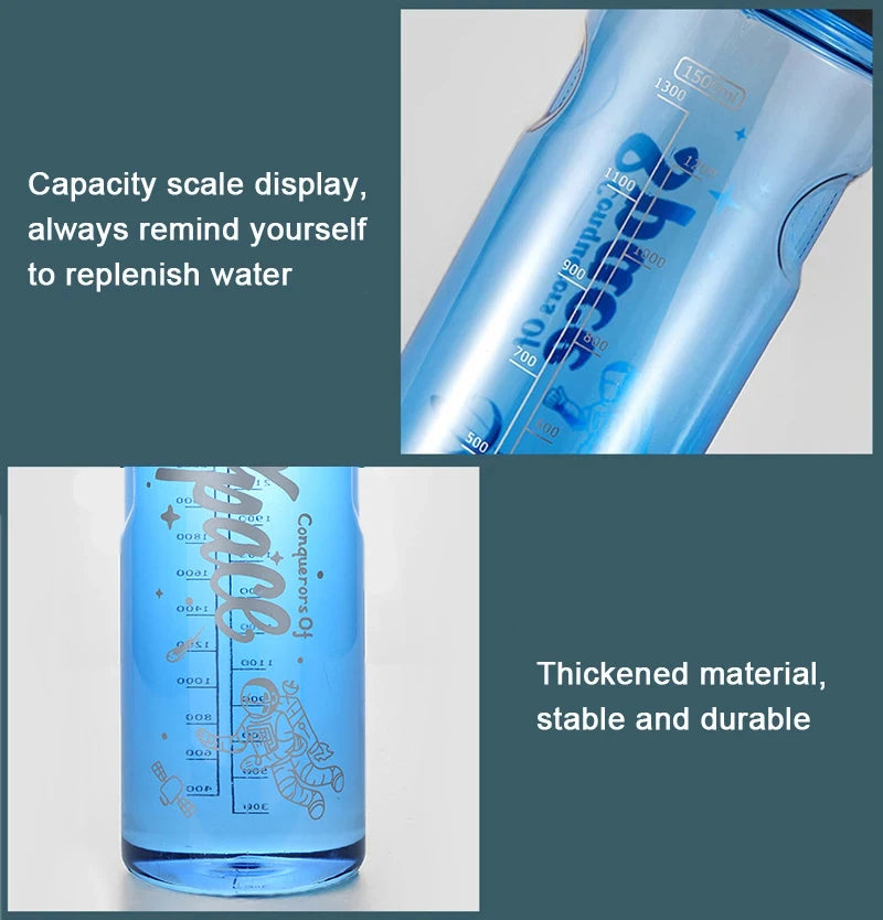 2L/3L Large Capacity Sports Water Bottle with Filter – BPA-Free