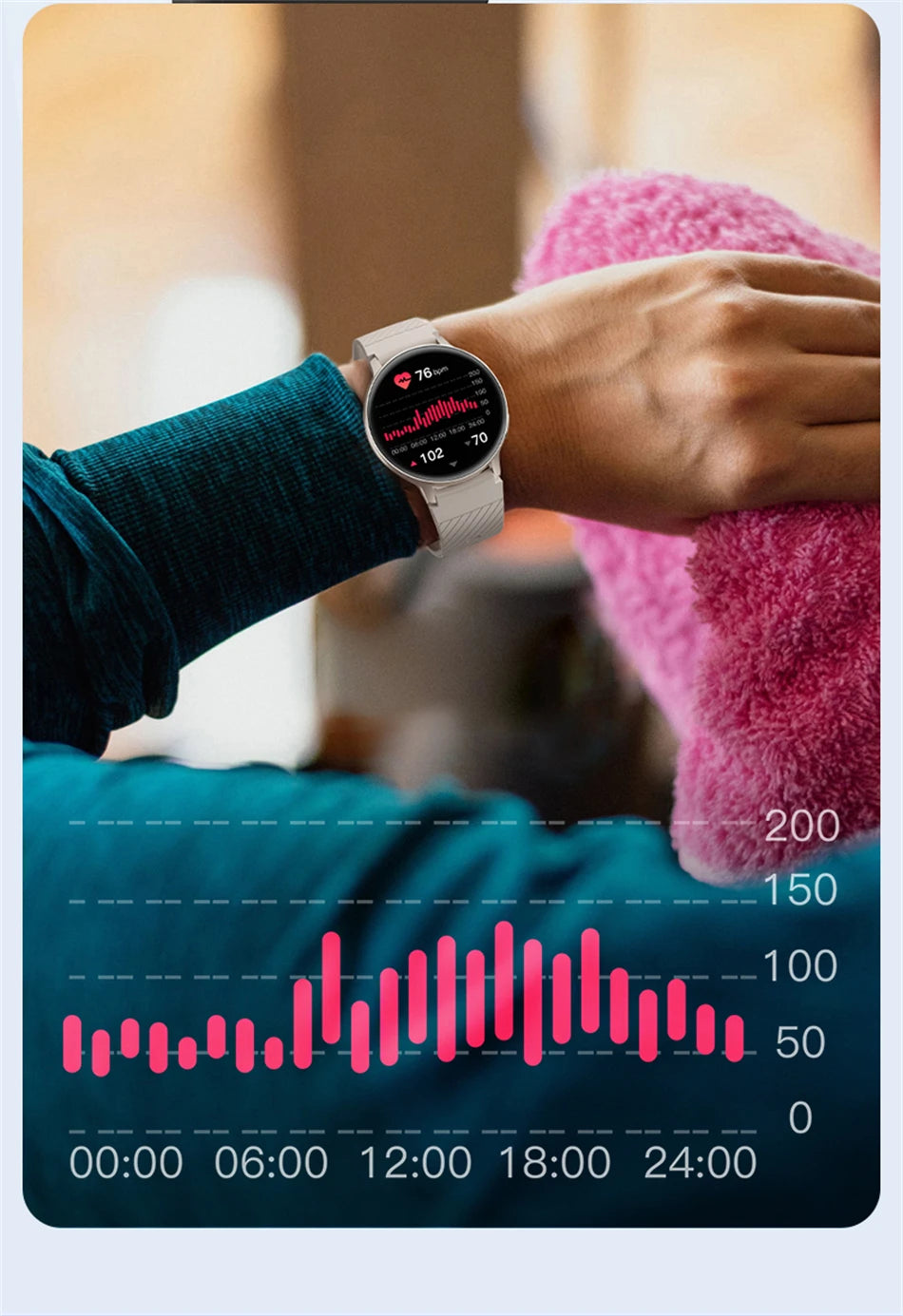 LIGE Bluetooth Call Smartwatch – Custom Dial, Fitness Tracker