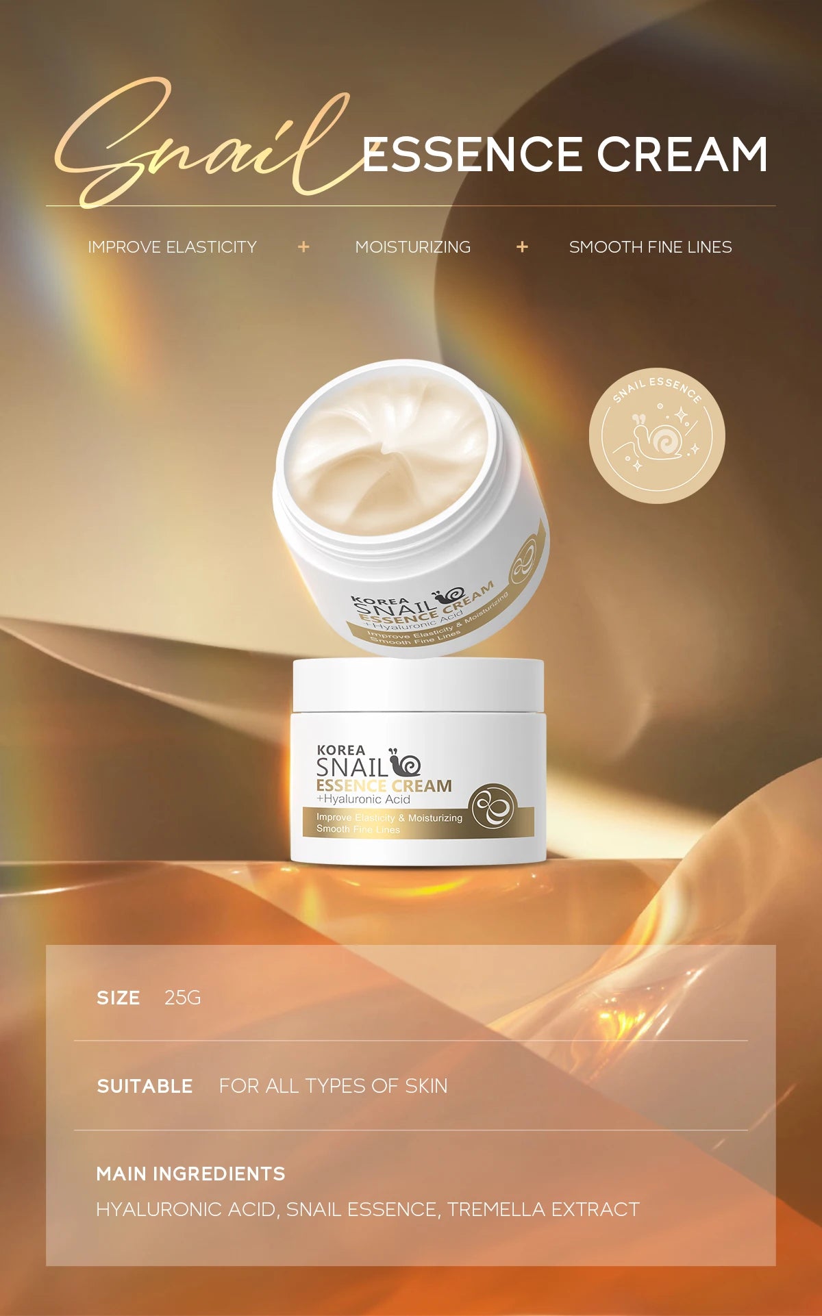 Snail Anti-Aging Collagen Face Cream