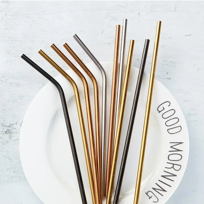 UPORS Reusable Stainless Steel Straws
