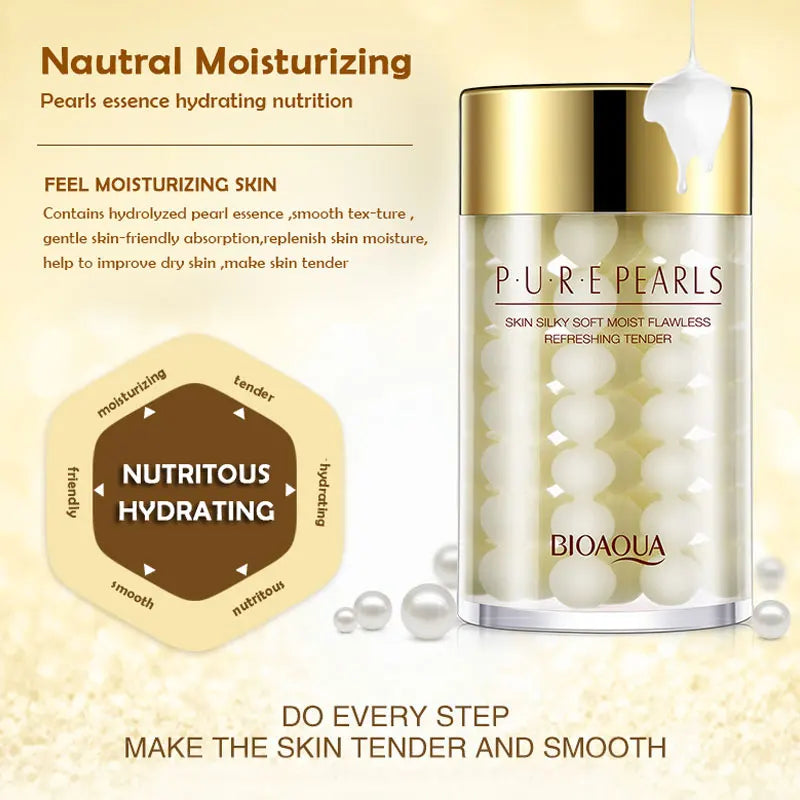 2pcs BIOAQUA Pure Pearl Face Cream – Moisturizing & Firming
