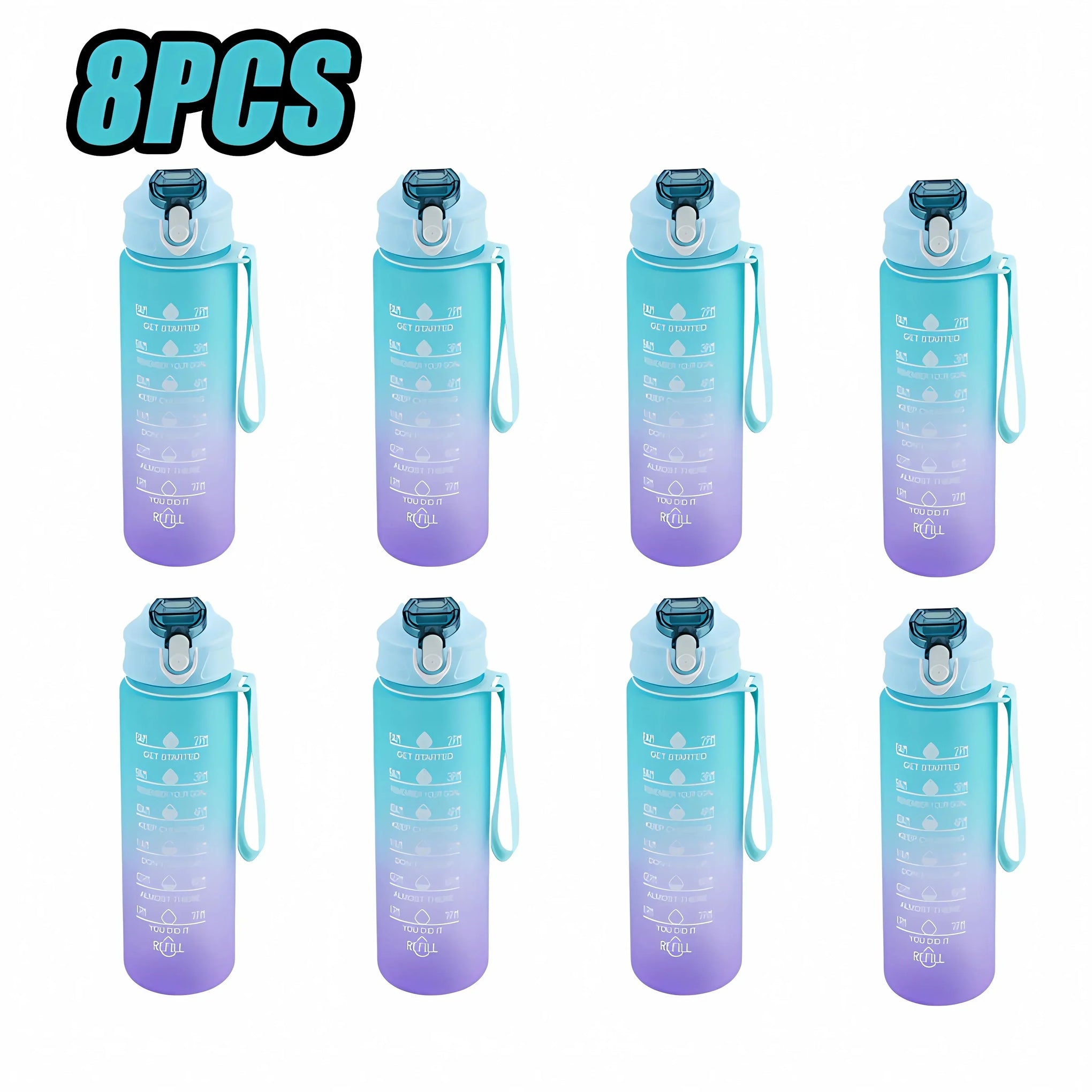 750ml Gradient Sports Water Bottle – Straw Cup, Heat-Resistant