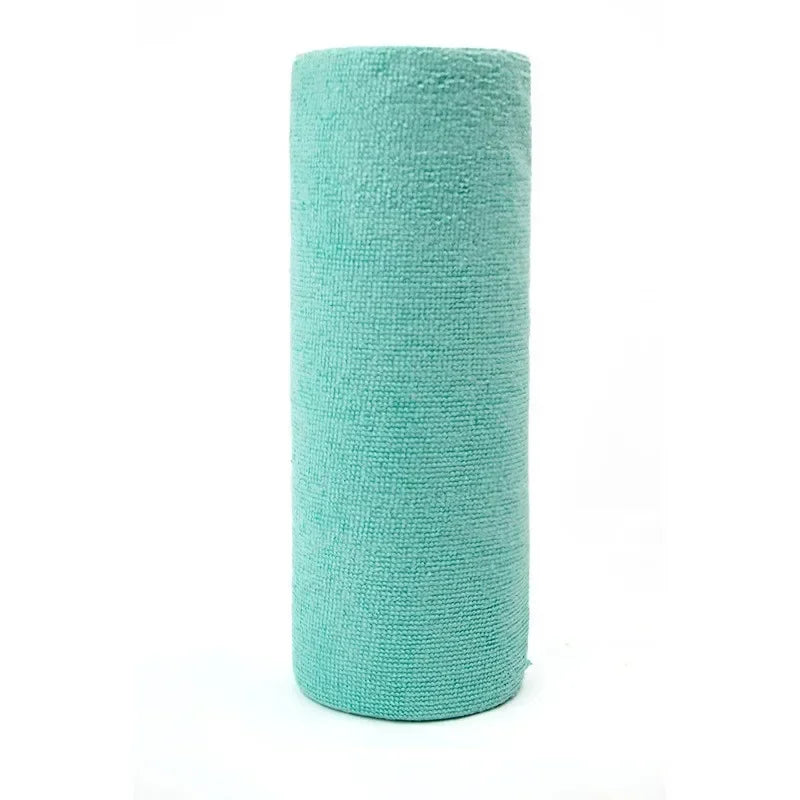 Reusable Microfiber Cleaning Towel Roll (20 Sheets)