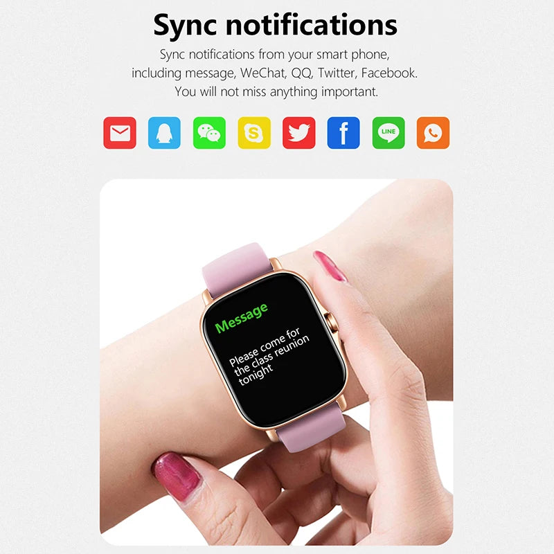 1.83" Sports Smartwatch with Wireless Call & Health Tracker