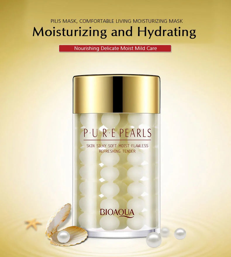 2pcs BIOAQUA Pure Pearl Face Cream – Moisturizing & Firming